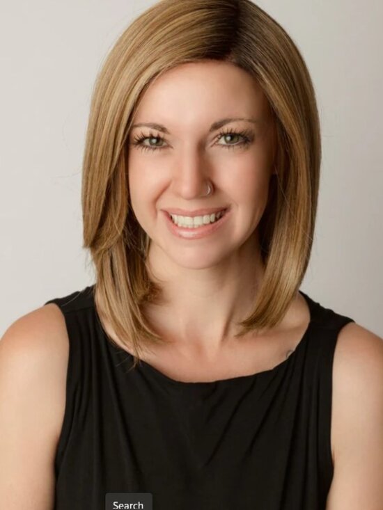 Renee of Paris Brown Bob Wig Lace Front Highlights NIB Medium Length Brunette main image 9